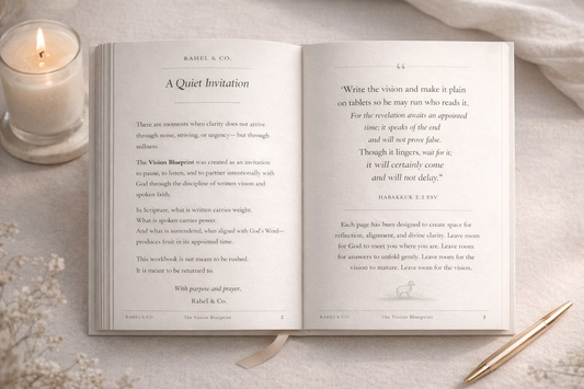 The Vision Blueprint- Hard Cover Journal
