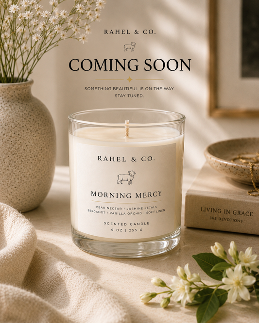 Morning Mercy — Rahel & Co. Signature Candle